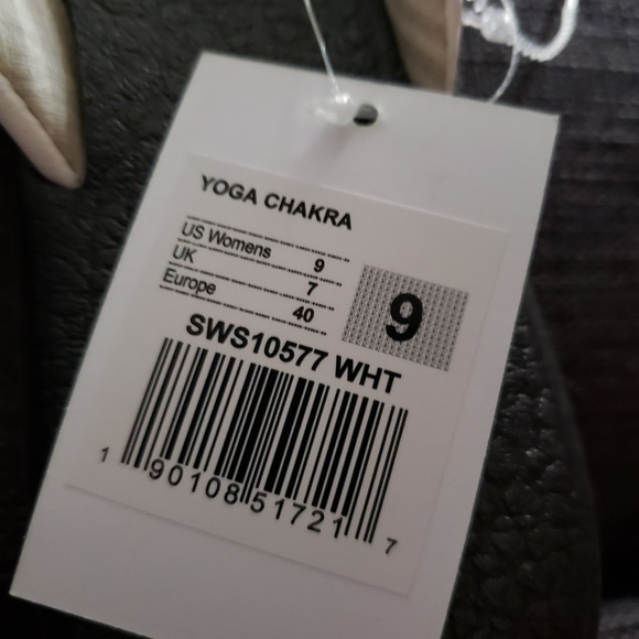 Sanuk Yoga Chakra White Sz 9 Yoga Mat Sandal Flip - Picture 4 of 4